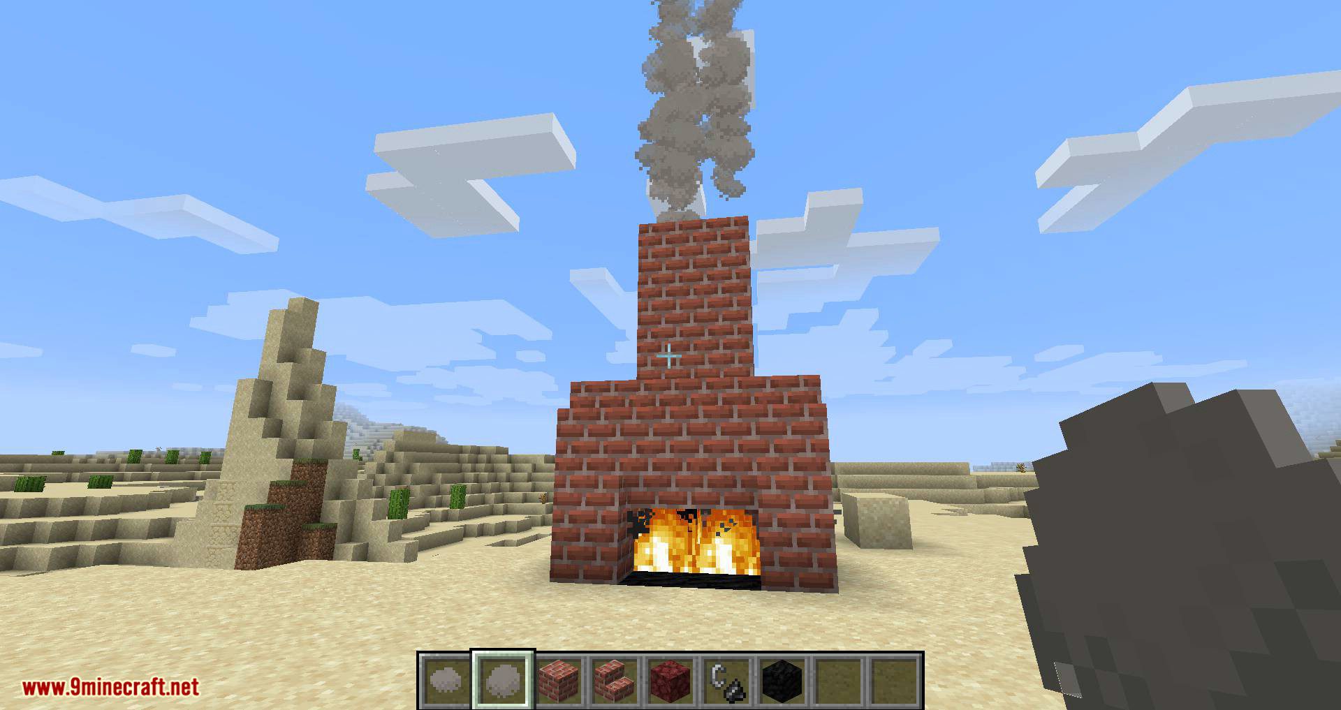 Smoke Mod 1.15.2, 1.14.4 (Craftable "Campfire"-Smoke for Decoration) 7