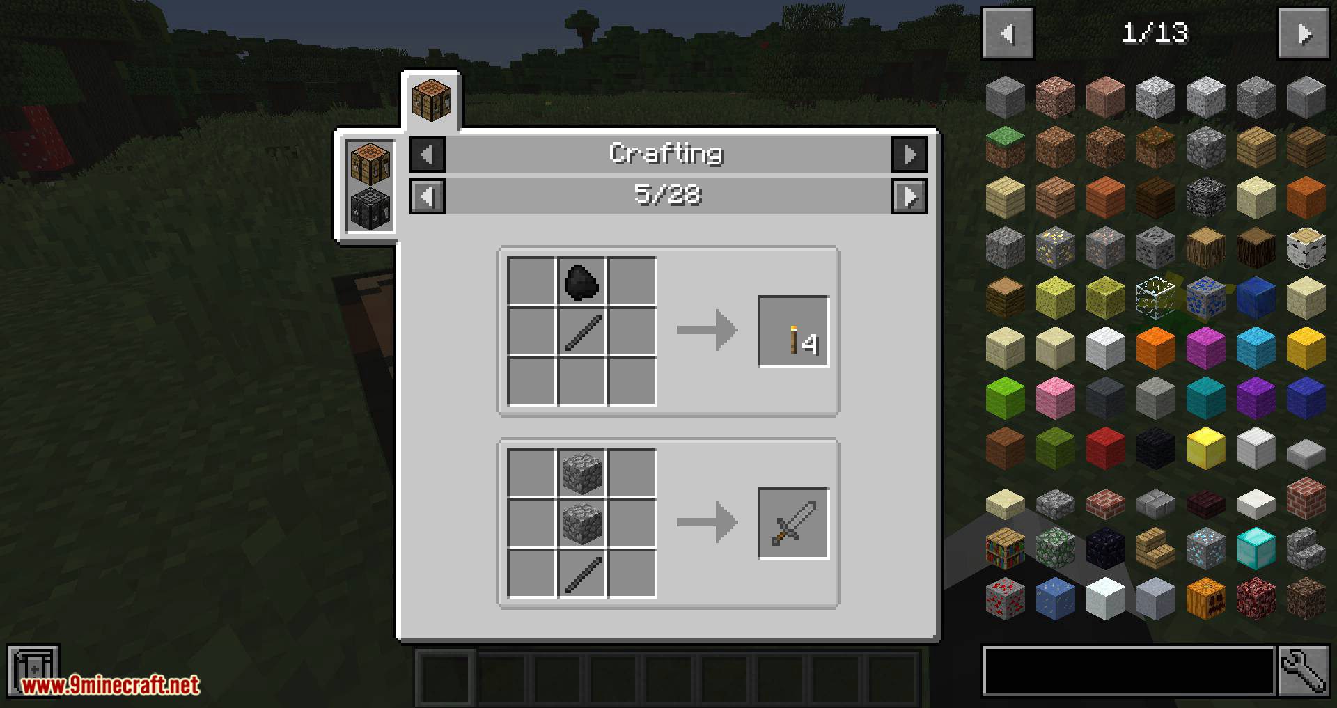 Stone Crafting Table Mod 1.14.4, 1.12.2 (Stone Version of the Vanilla Crafting Table) 4