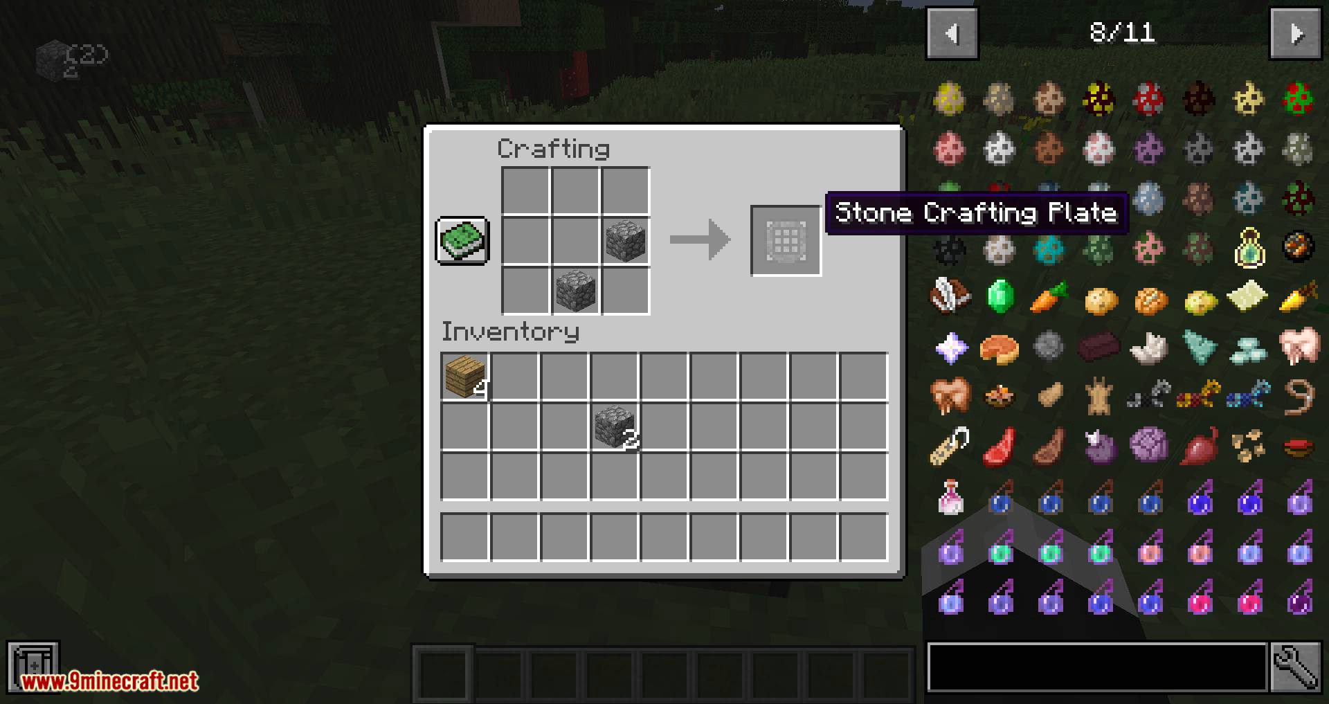 Stone Crafting Table Mod 1.14.4, 1.12.2 (Stone Version of the Vanilla Crafting Table) 5