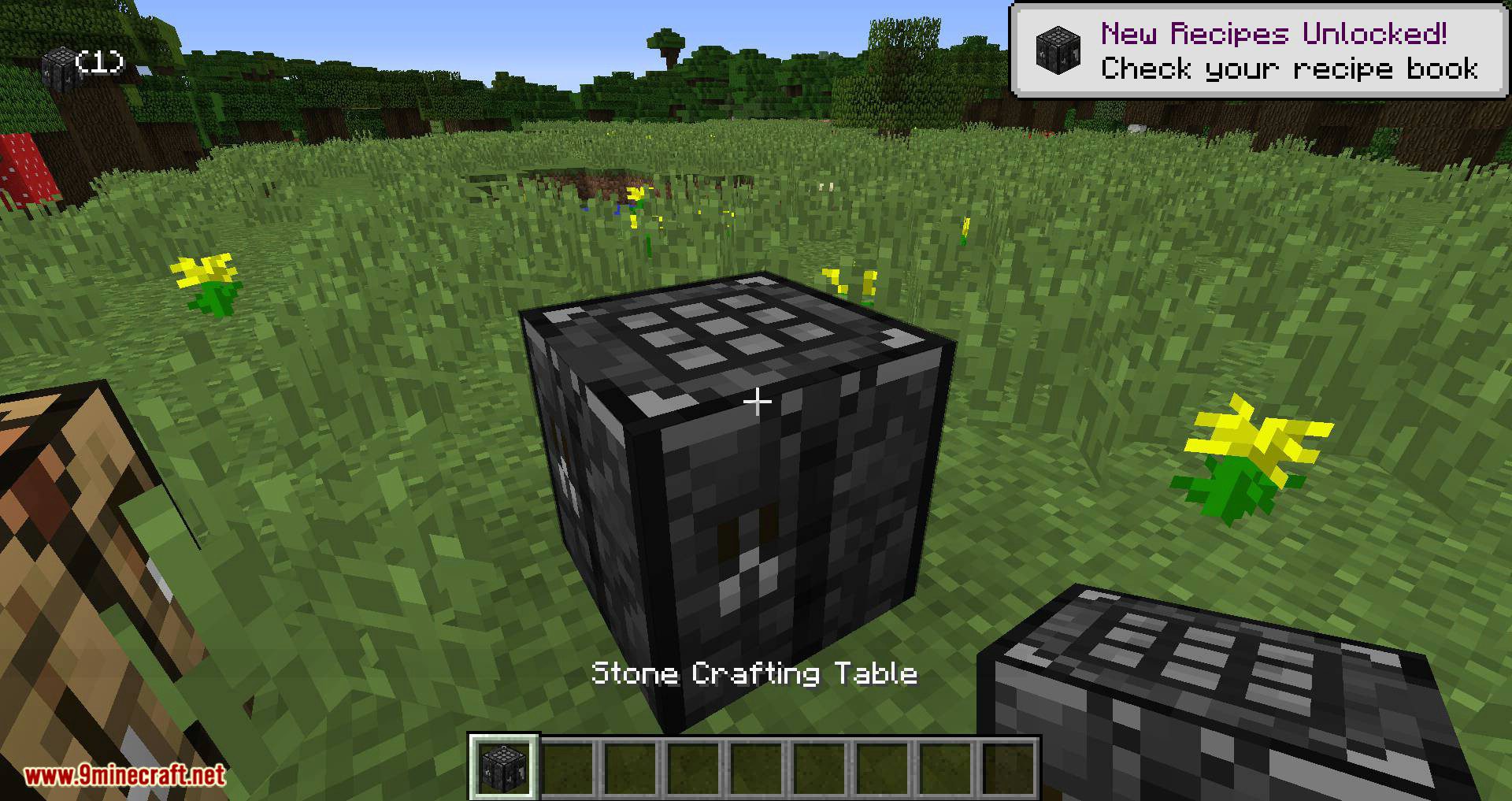 Stone Crafting Table Mod 1.14.4, 1.12.2 (Stone Version of the Vanilla Crafting Table) 8