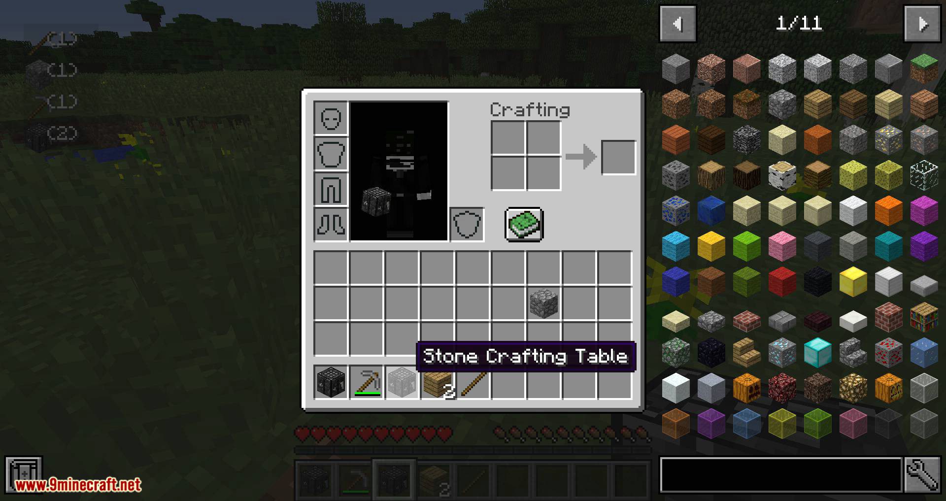 Stone Crafting Table Mod 1.14.4, 1.12.2 (Stone Version of the Vanilla Crafting Table) 13