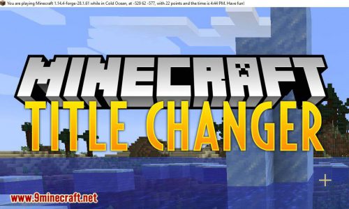 Title Changer Mod 1.15.2, 1.14.4 (Changes the Title of the Minecraft Window) Thumbnail