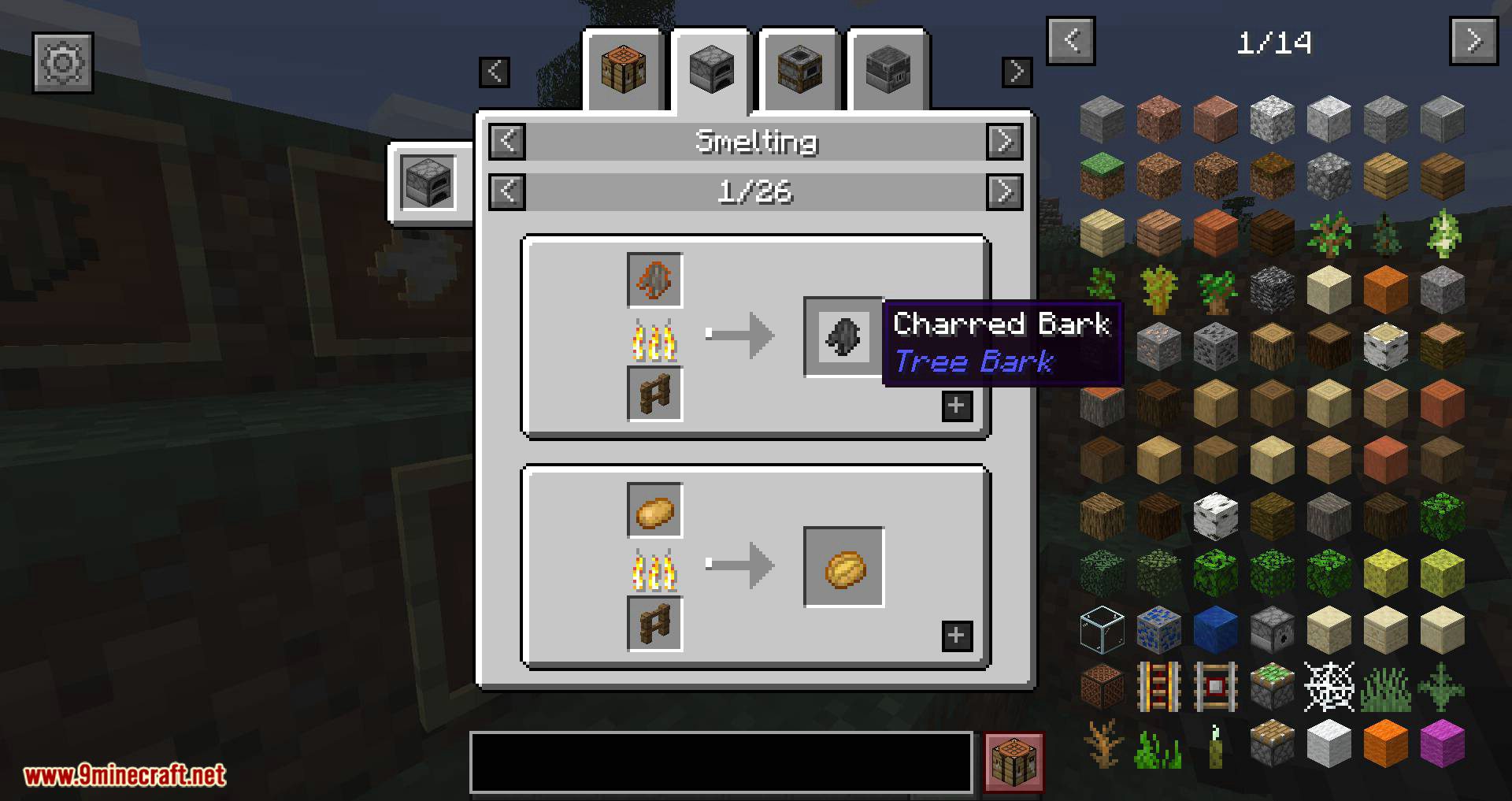 Tree Bark Mod 1.14.4 (Adds Bark that Obtained by Stripping Logs) 10