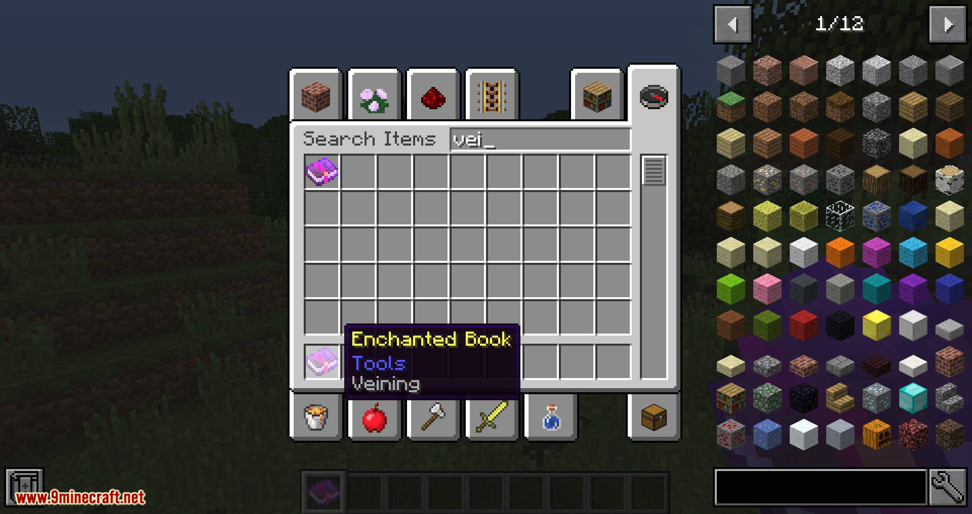 Veining Mod 1.12.2, 1.11.2 (Adds New Enchantment: Veining) 3