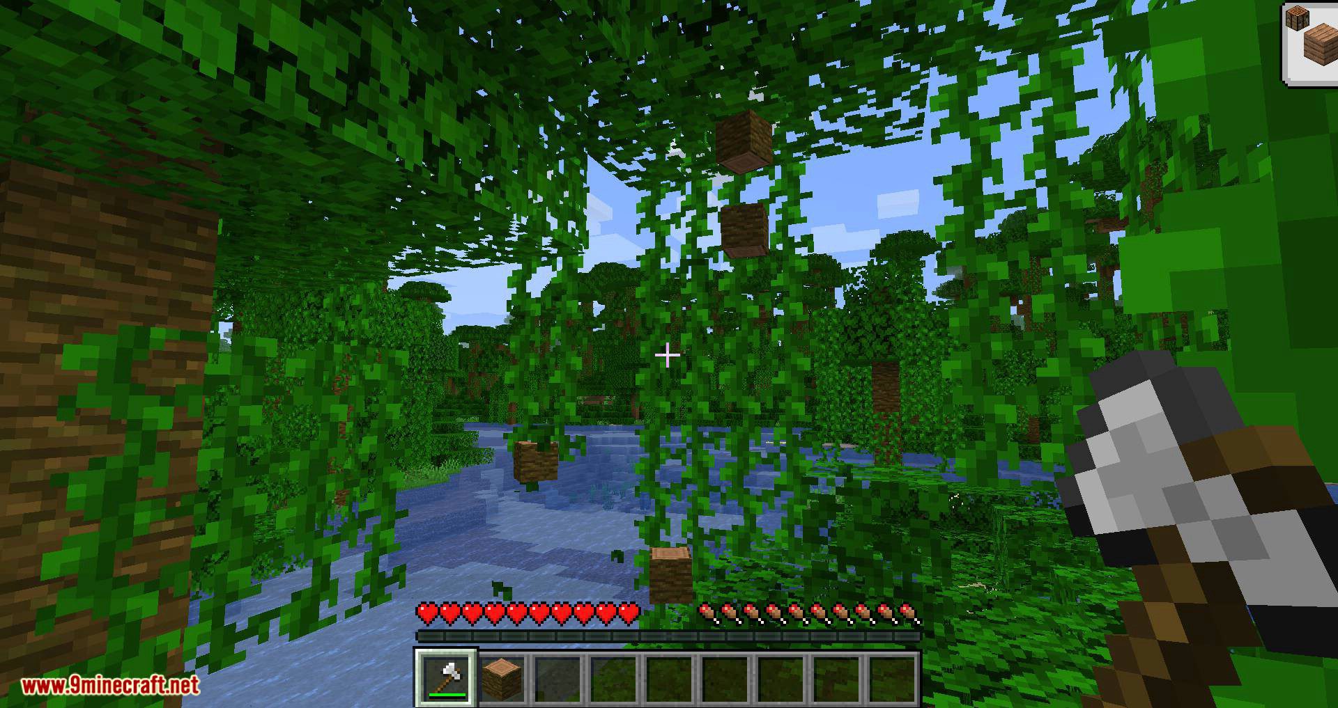 pizzaatime's Timber Mod (1.18.2, 1.17.1) - One Block Chop, Many Tree Drop 4