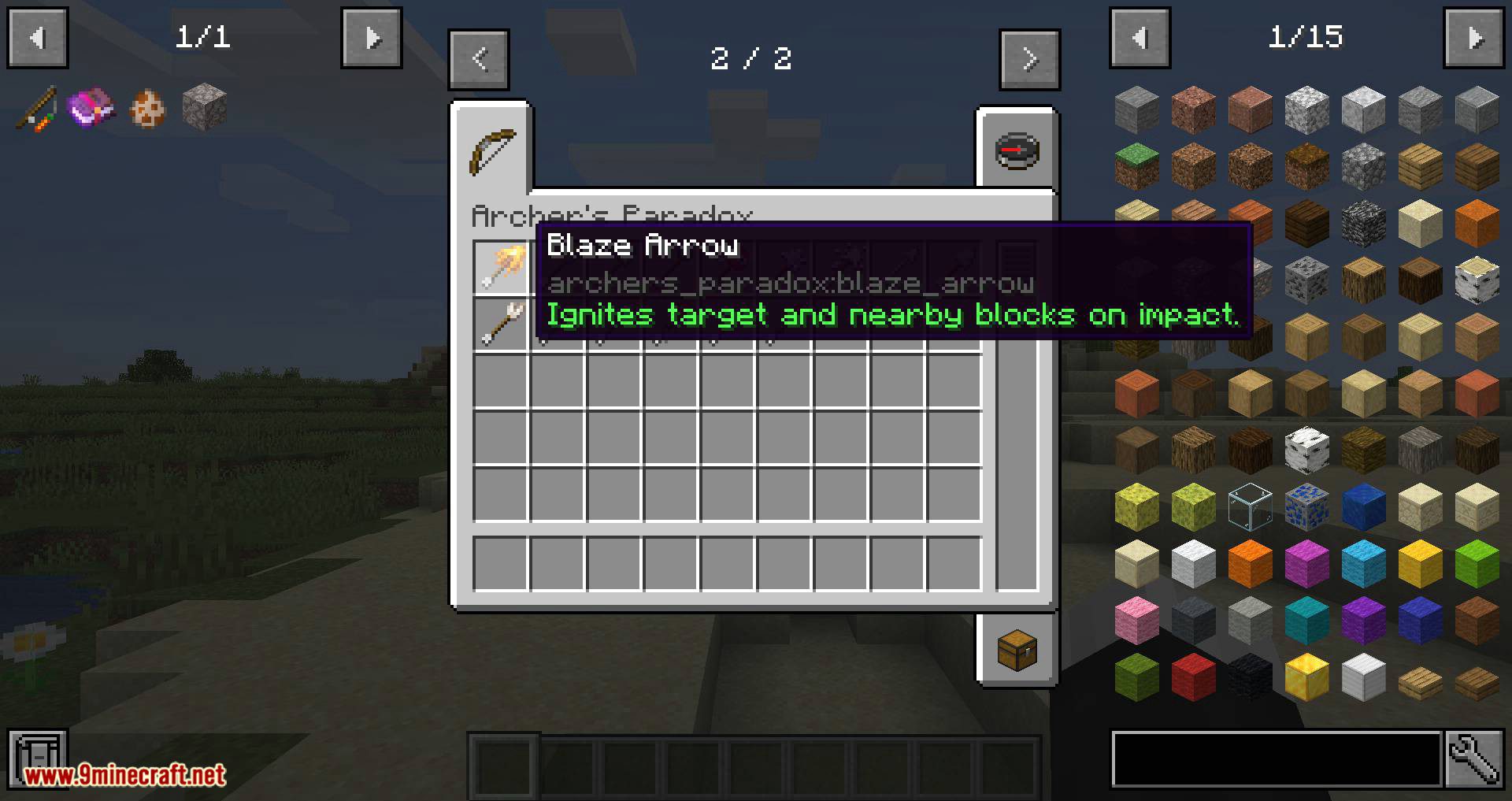 Archer's Paradox Mod (1.19.2, 1.18.2) - Arrows & Archery Stuff in General 2