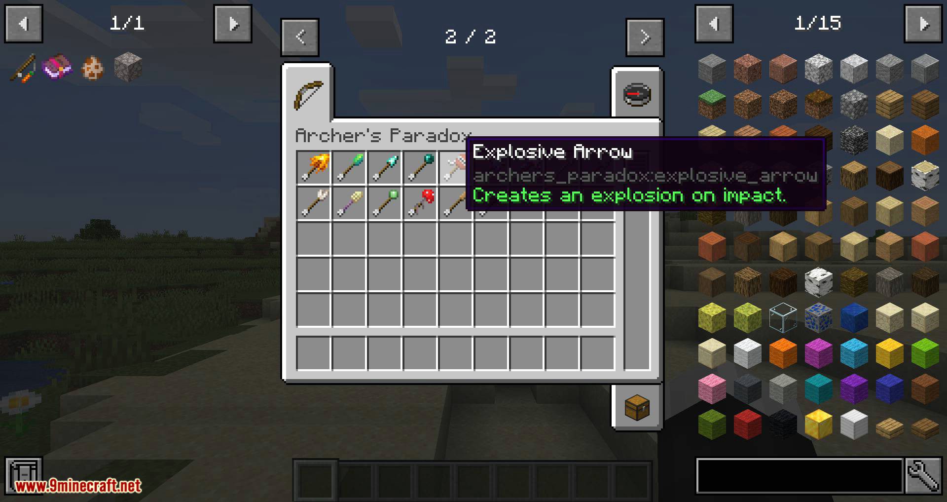 Archer's Paradox Mod (1.19.2, 1.18.2) - Arrows & Archery Stuff in General 3