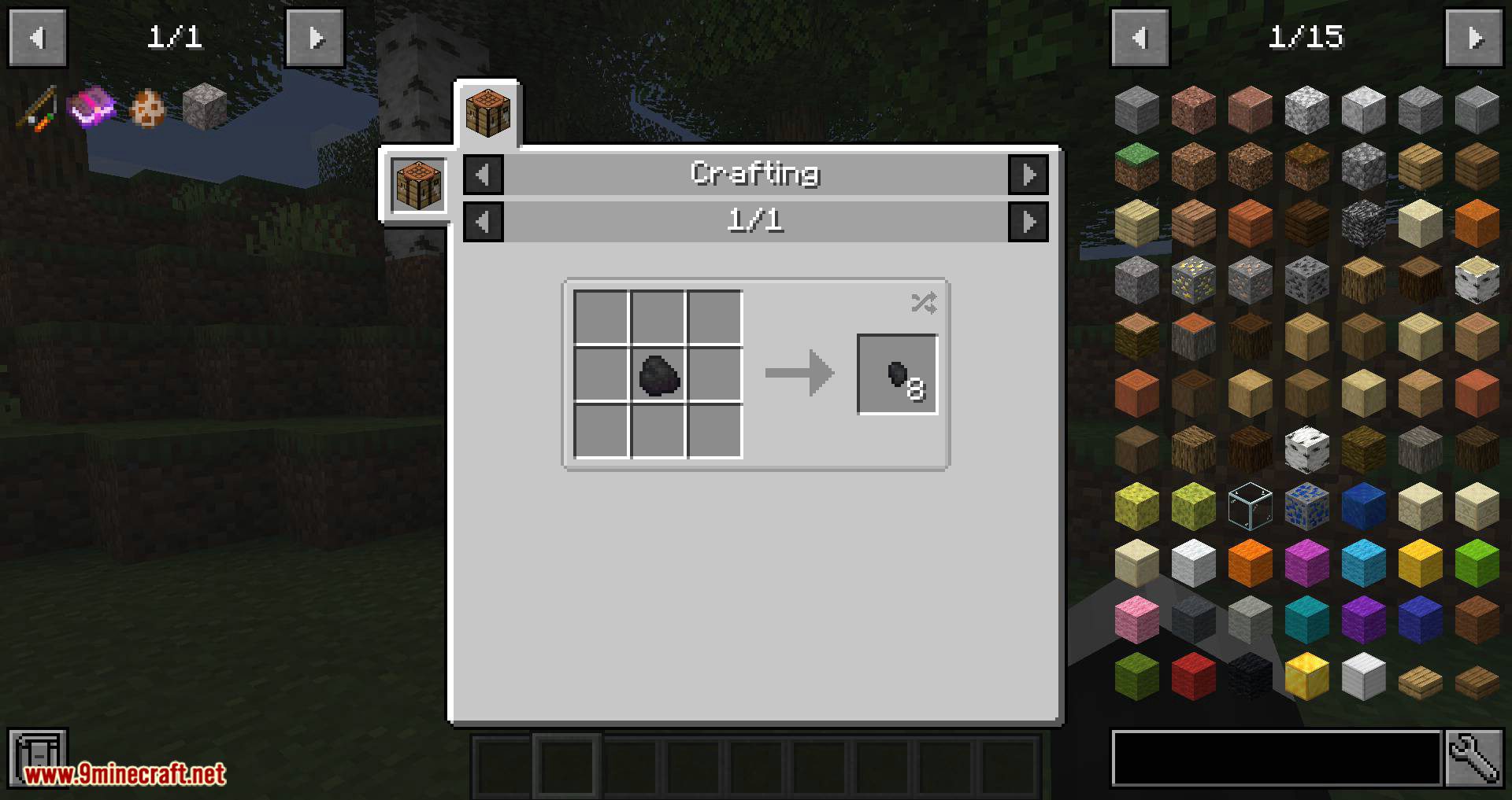 Coal Chunks Mod 1.15.2, 1.14.4 (Bits of Coal that Smelt One Item) 4