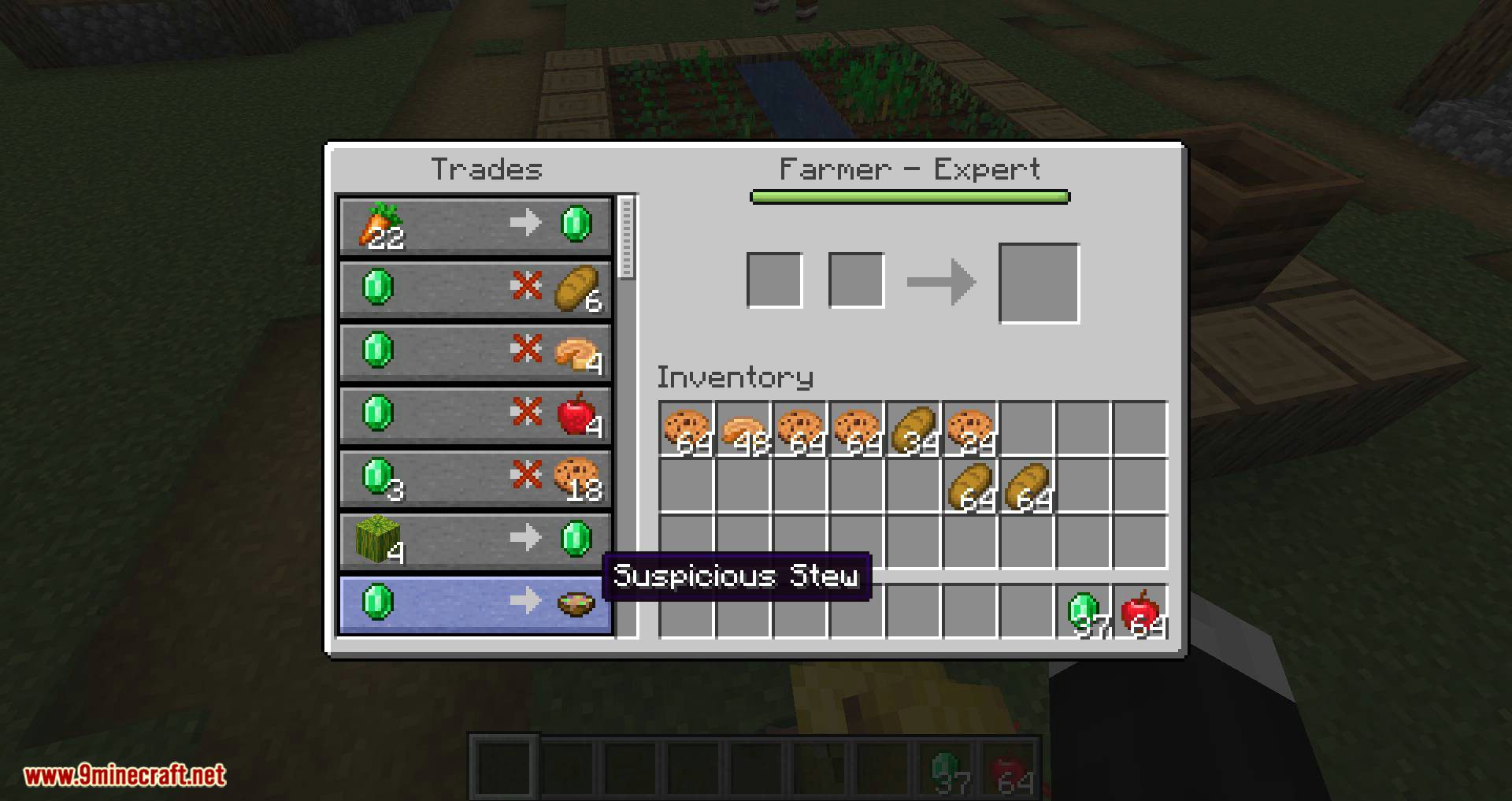 Easier Villager Trading Mod (1.20.1, 1.19.4) - One Click Trades 10