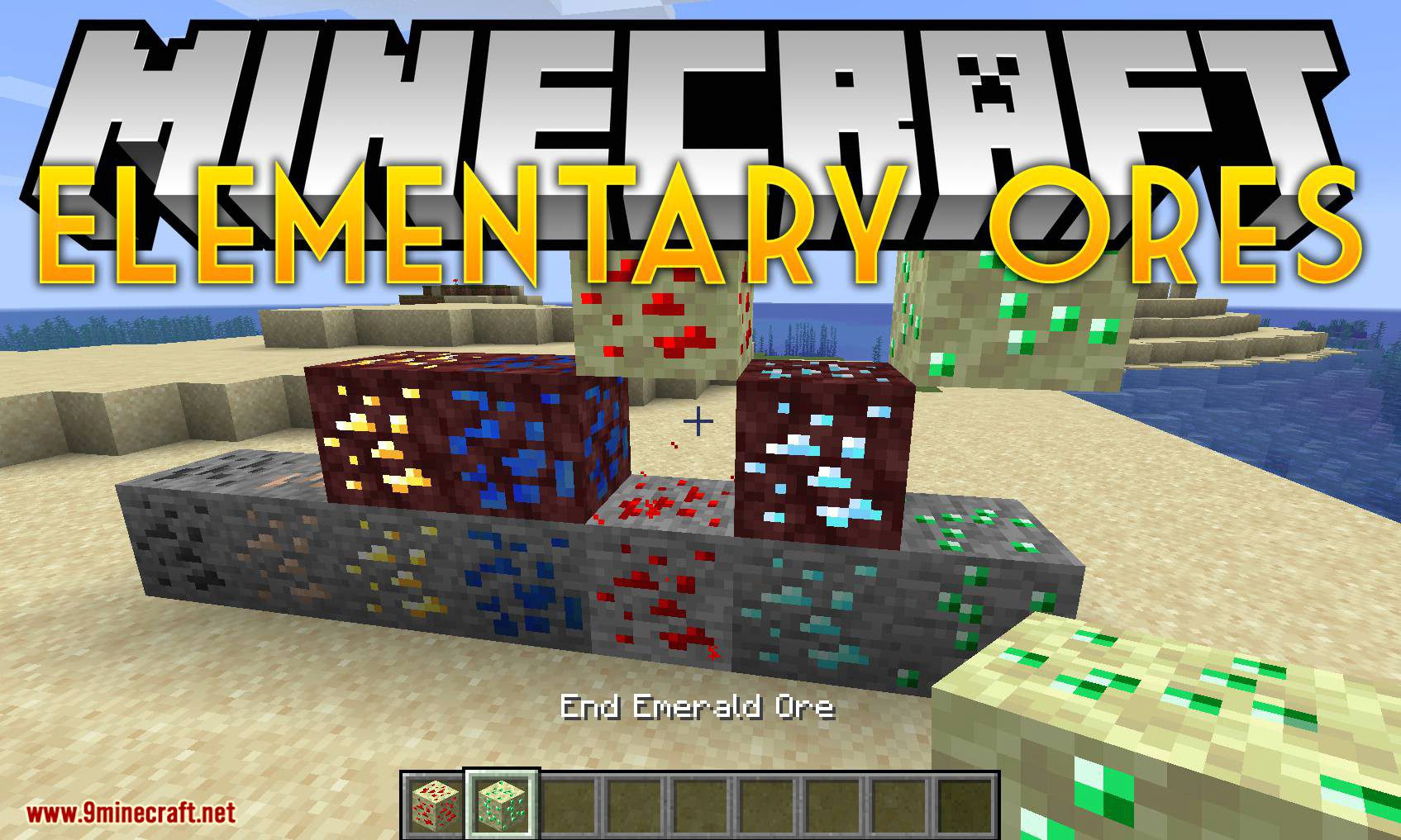 Elementary Ores Mod (1.19.4, 1.18.2) - Adds a few Handpicked Ores to the Nether and End 1