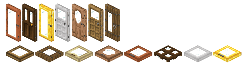 ExtraDoors Mod (1.16.5, 1.15.2) - A Bunch of New Doors 6