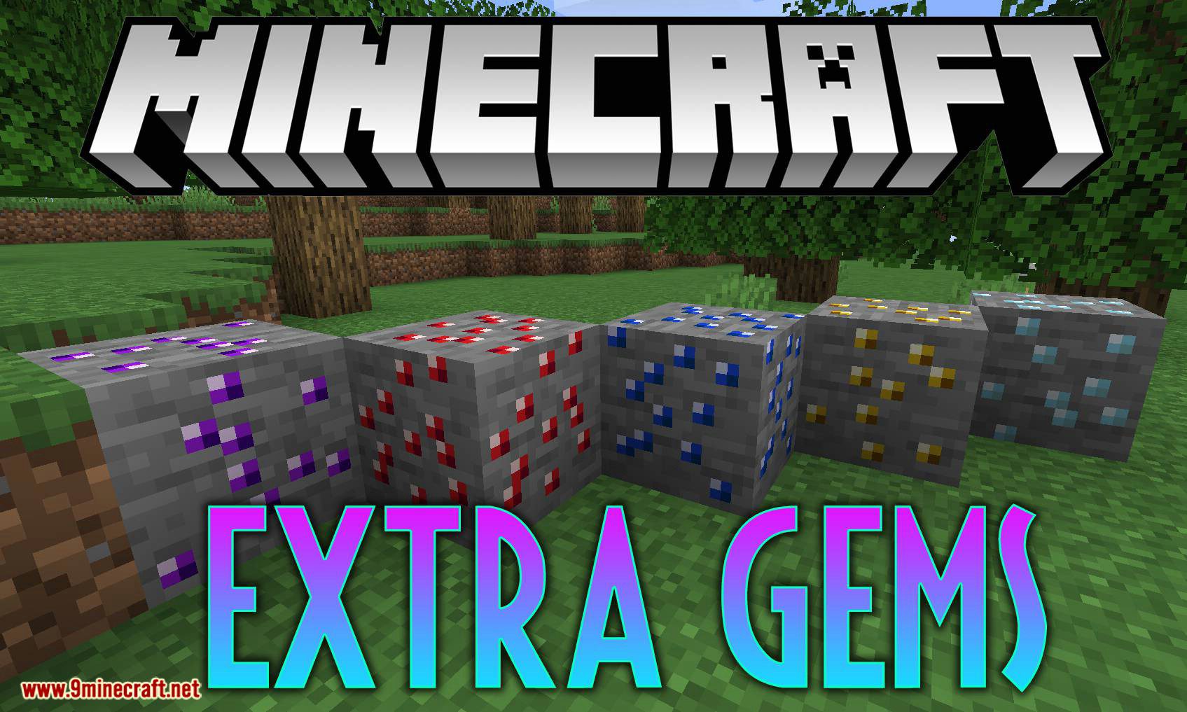 Extra Gems Mod (1.20.4, 1.19.4) - Emerald, Ruby, Sapphire, Crystal, ... 1