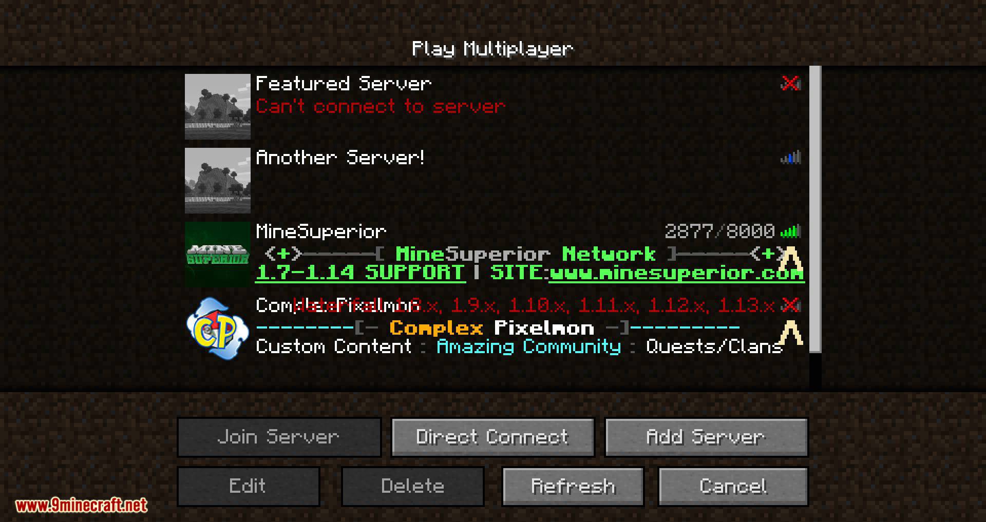 Featured Servers Mod 1.16.5, 1.15.2 (Stop Shipping Servers.dat File) 6