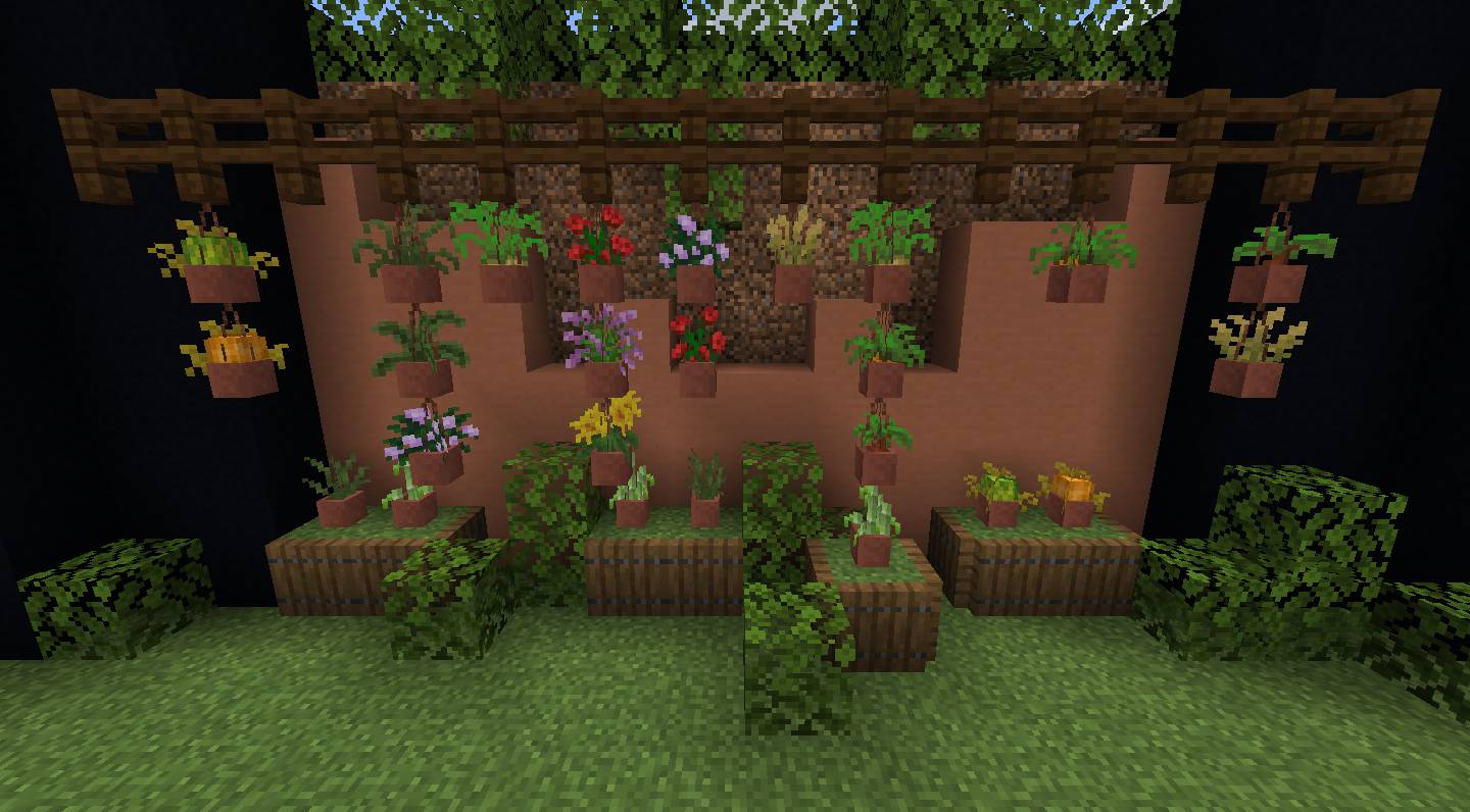 Florist Mod 1.14.4 (Put More Items in Flower Pots) 2