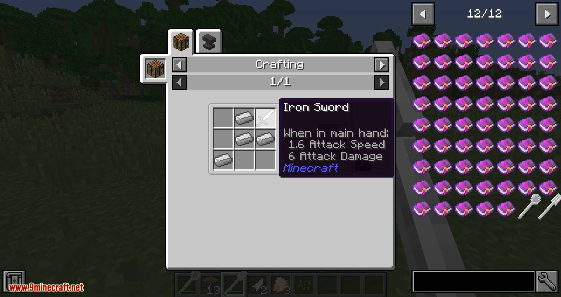 Giant Cutlery Mod 1.12.2 (Giant Fork, Spoon, ...) 10