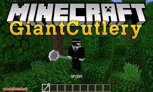 Giant Cutlery Mod 1.12.2 (Giant Fork, Spoon, …) Thumbnail