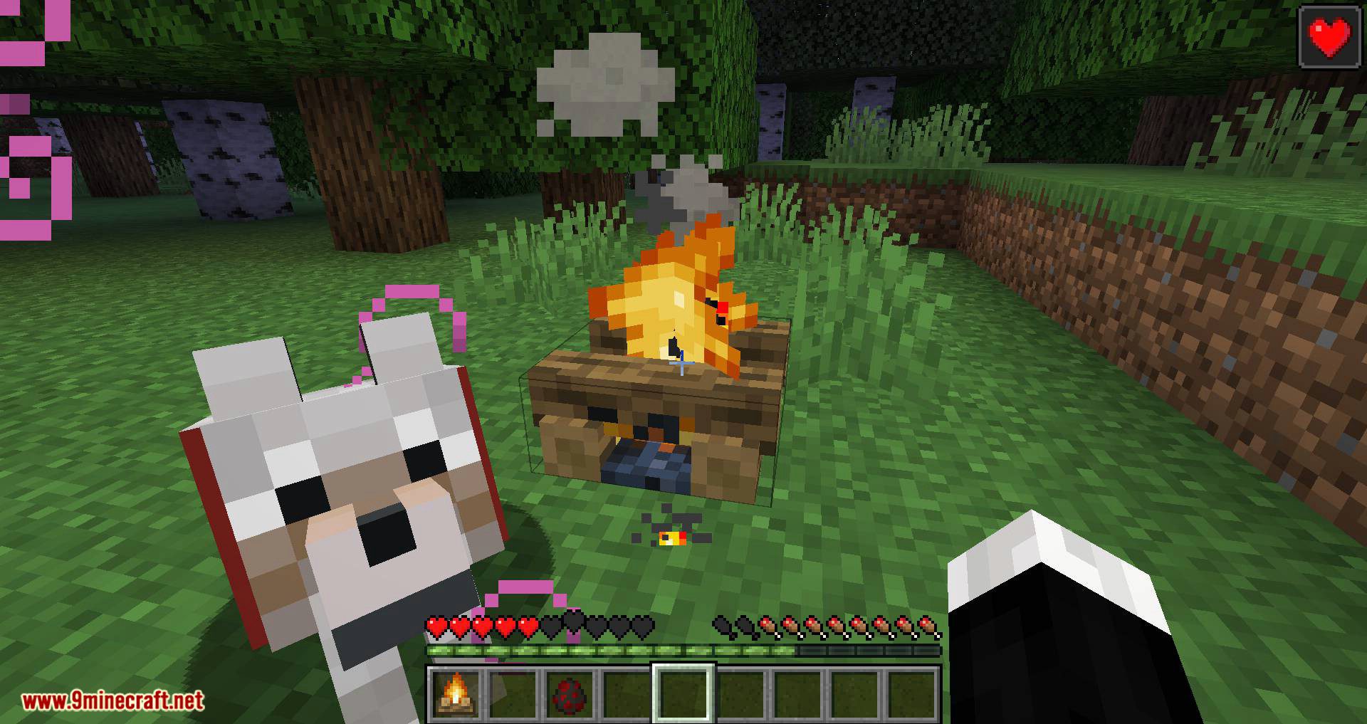 Healing Campfire Mod (1.20.4, 1.19.4) - Heal Players and Passive Mobs 10