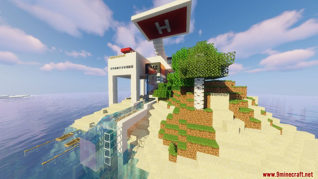 Island House Map 1.14.4 for Minecraft 12