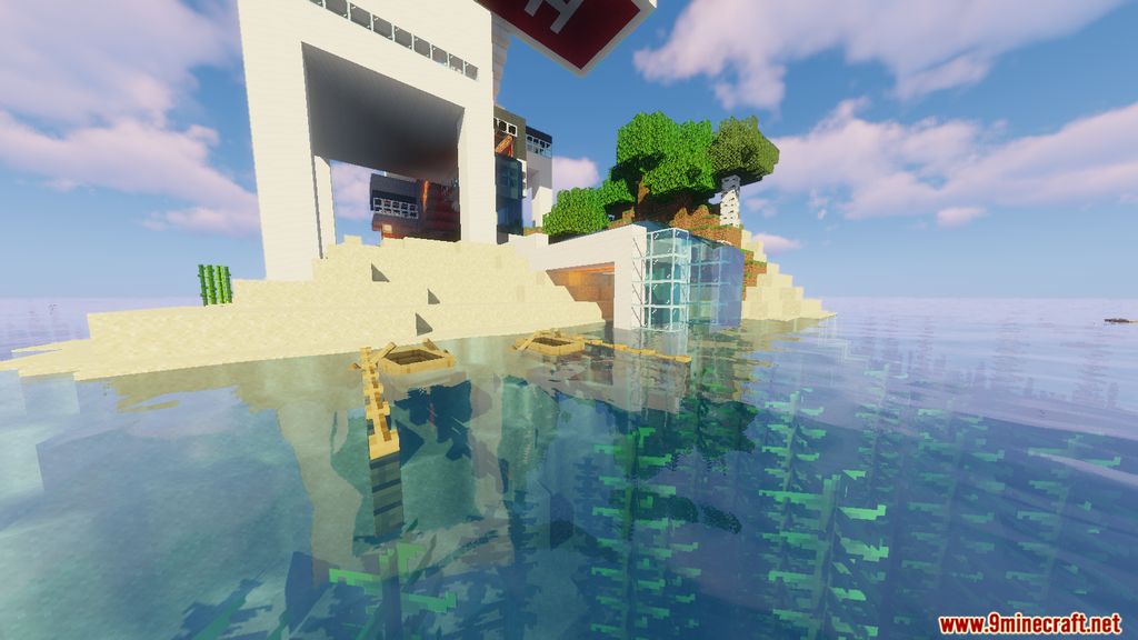 Island House Map 1.14.4 for Minecraft 13