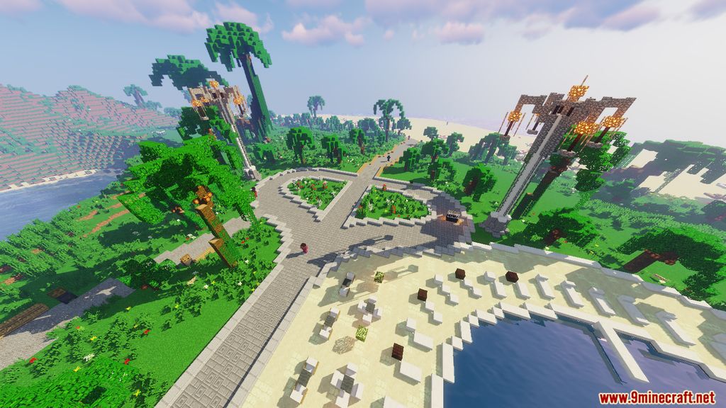 Island Resort Map 1.12.2 for Minecraft 4