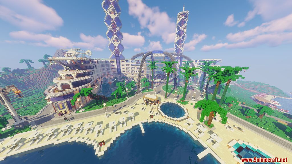 Island Resort Map 1.12.2 for Minecraft 5