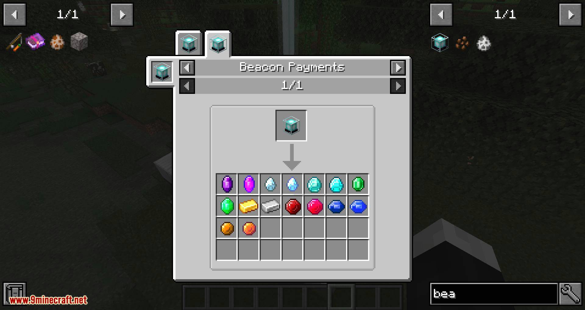 Just Enough Beacons Mod 1.16.5, 1.15.2 (JEI Add-on with Info on Beacons) 8