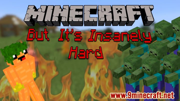 Minecraft But It's Insanely Hard Data Pack (1.16.5, 1.15.2) - Harder than Hardcore 1