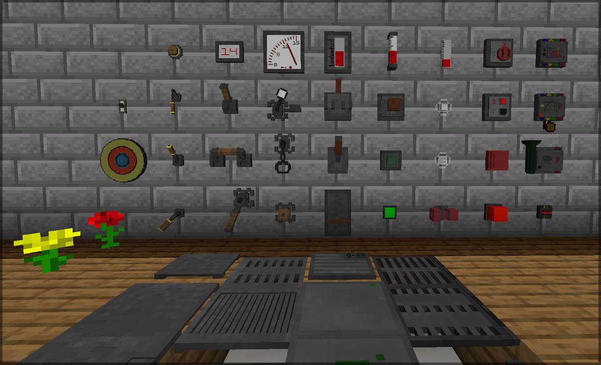 Redstone Gauges and Switches Mod (1.19.2, 1.18.2) - Stylish Buttons, Levers,... 2