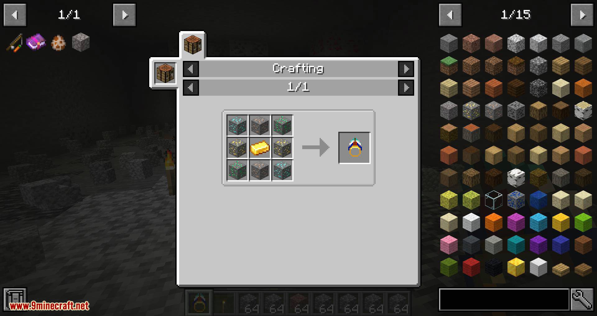 Ring of the Miner Mod (1.20.4, 1.19.3) - Clears Away Non-Ore Blocks Around Player 12