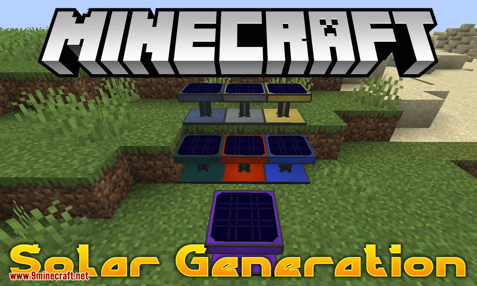 Solar Generation Mod (1.20.4, 1.19.4) - Produce FE from the Sun 1