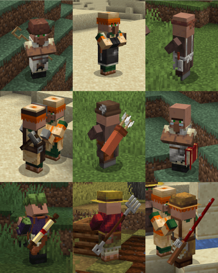 Villagers Enhanced Resource Pack (1.14.4, 1.13.2) - Texture Pack 2