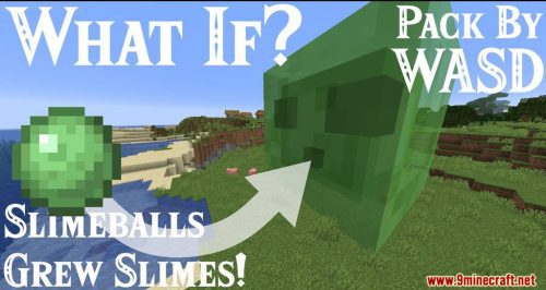 WASD Growing Slimes Data Pack 1.14.4 (Like Snowball, but it’s Slime) Thumbnail