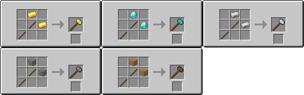 WASD Hammers Data Pack (1.19.4, 1.18.2) - Mining Easier with Better Tool 12