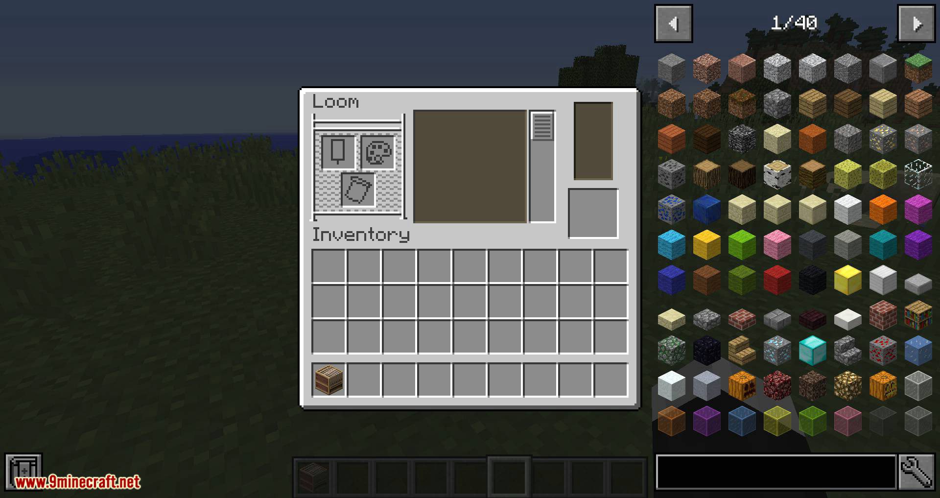 What Looms Ahead Mod 1.12.2 (Backport the Loom from Minecraft 1.13 to 1.12) 4