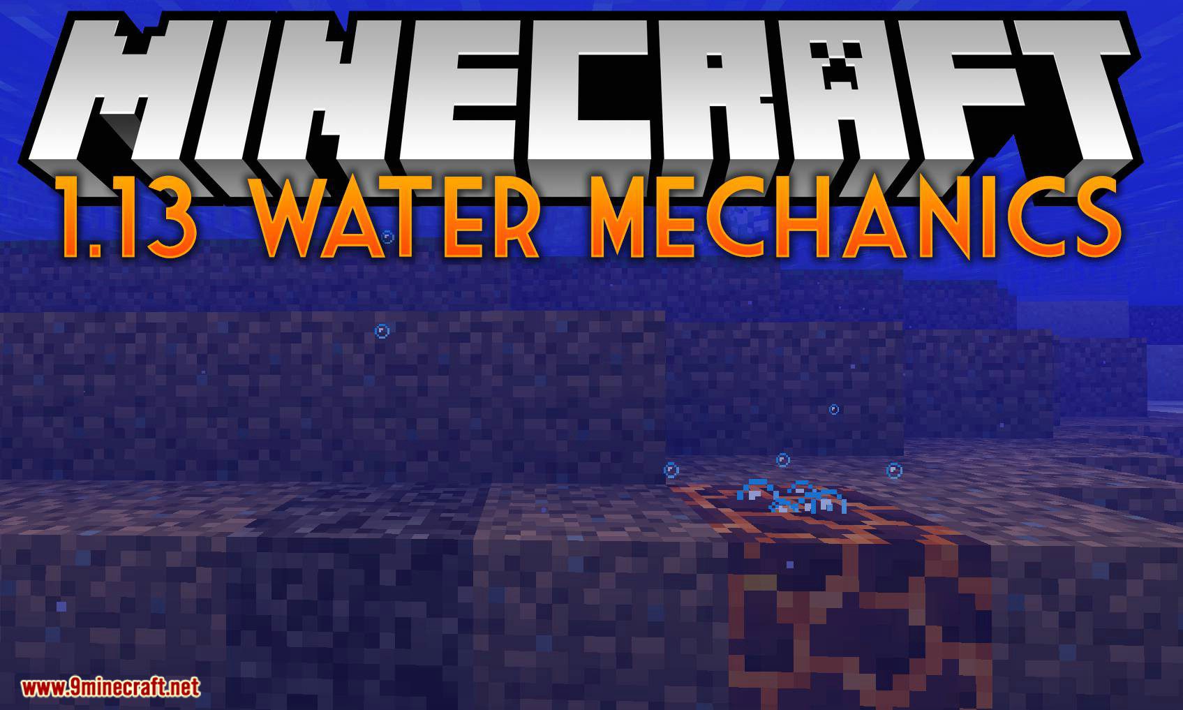 1.13 Water Mechanics Mod 1.12.2 (Emulates the Bubble Columns in 1.13) 1