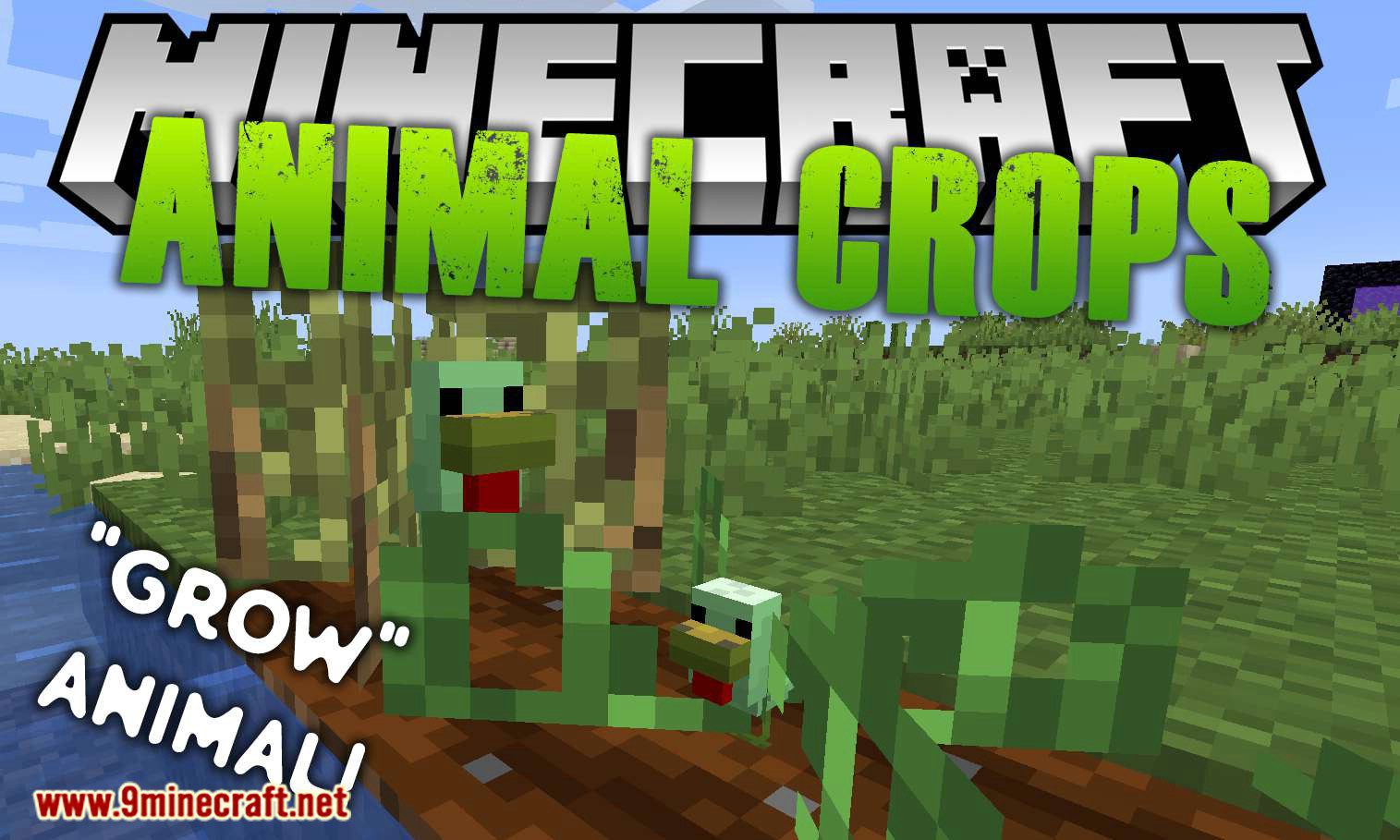 Animal Crops Mod (1.18.2, 1.16.5) - Adding Seeds to Grow Passive Mobs 1