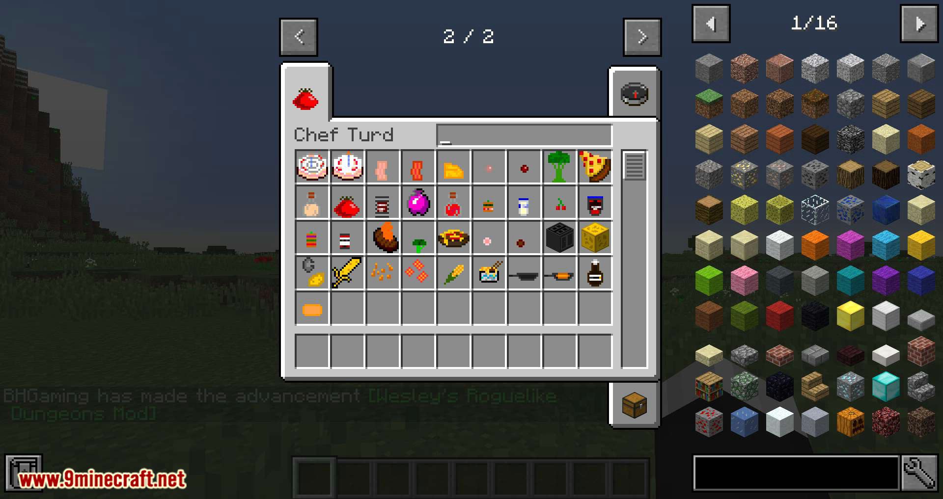 Chef Turd Mod 1.12.2 (Adds HUGE Delivery Truck of Food) 2