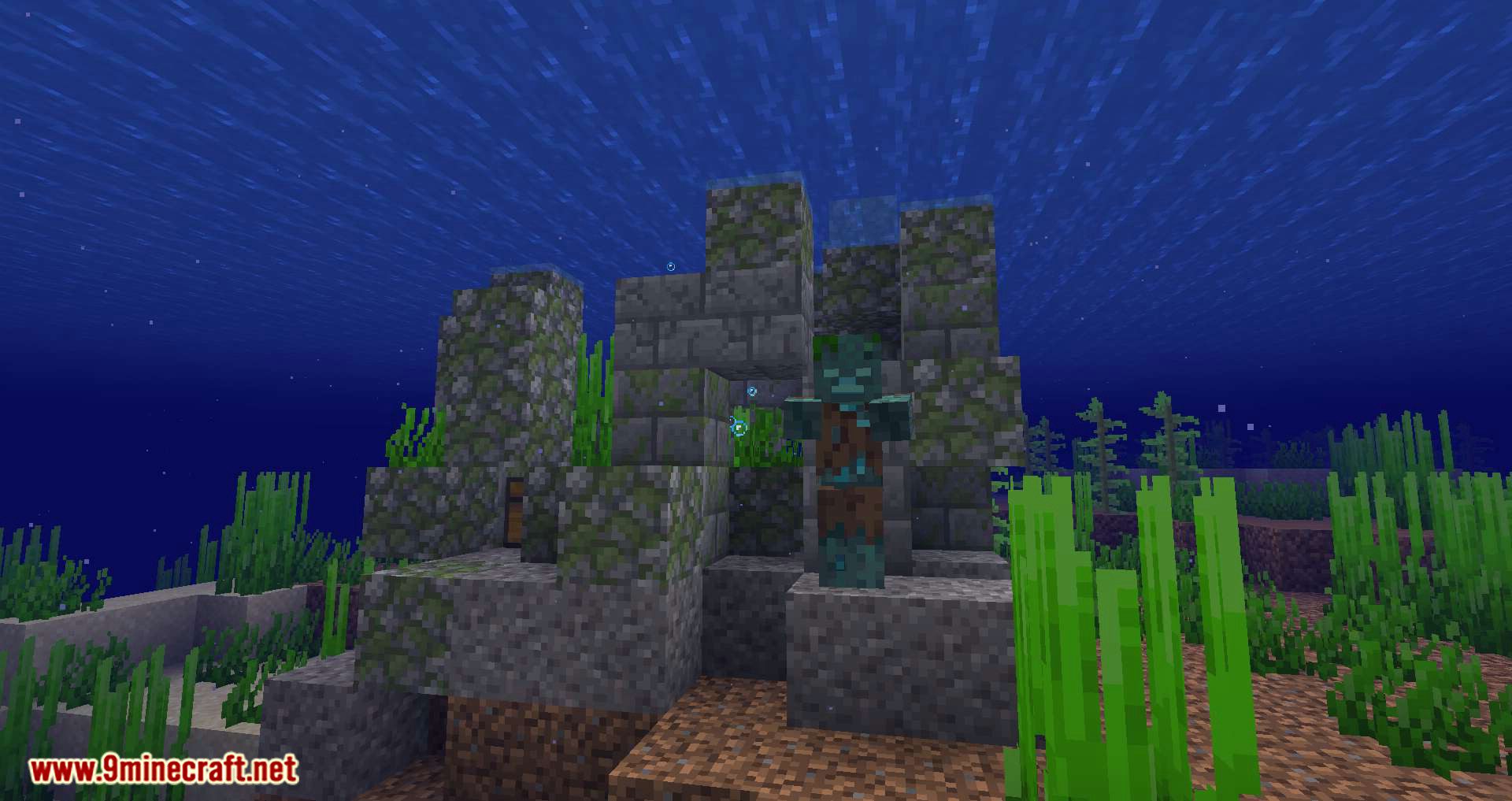 Conduits Prevent Drowned Mod (1.20.4, 1.19.4) - Build Your Underwater City in Peace 3