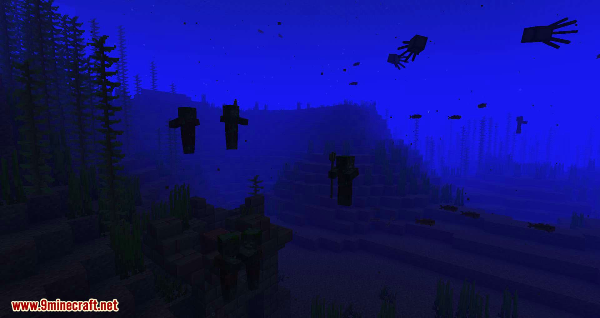 Conduits Prevent Drowned Mod (1.20.4, 1.19.4) - Build Your Underwater City in Peace 9