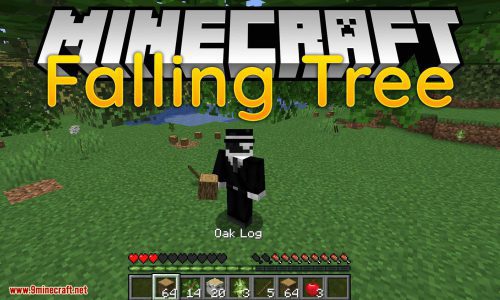 Falling Tree Mod (1.21, 1.20.1) – Break Down Trees by Only Cutting One Piece of It Thumbnail