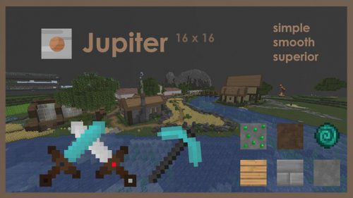 Jupiter Resource Pack (1.15.2, 1.14.4) – Texture Pack Thumbnail