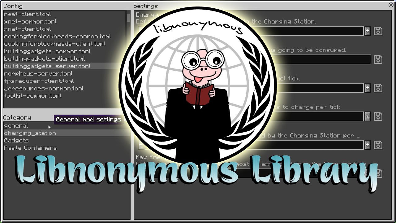 Libnonymous Library (1.18.2, 1.15.2) - Library for Davenonymous's Mods 1