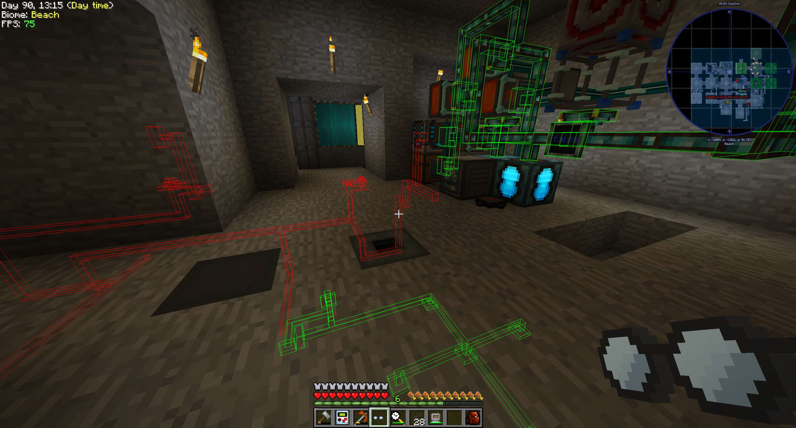 Pipe Goggles Mod 1.14.4, 1.12.2 (Helps with You Plumbing, See Pipes Through Walls) 2