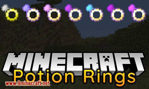 Potion Rings Mod (1.21.1, 1.20.1) – Simple Bauble Rings with Potion Effects Thumbnail