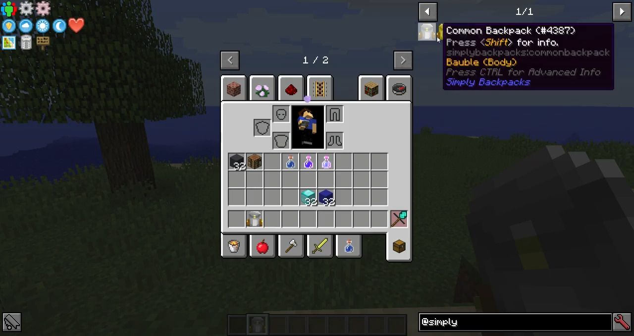 Simply Backpacks Mod (1.20.4, 1.19.4) - Store Your Things 3