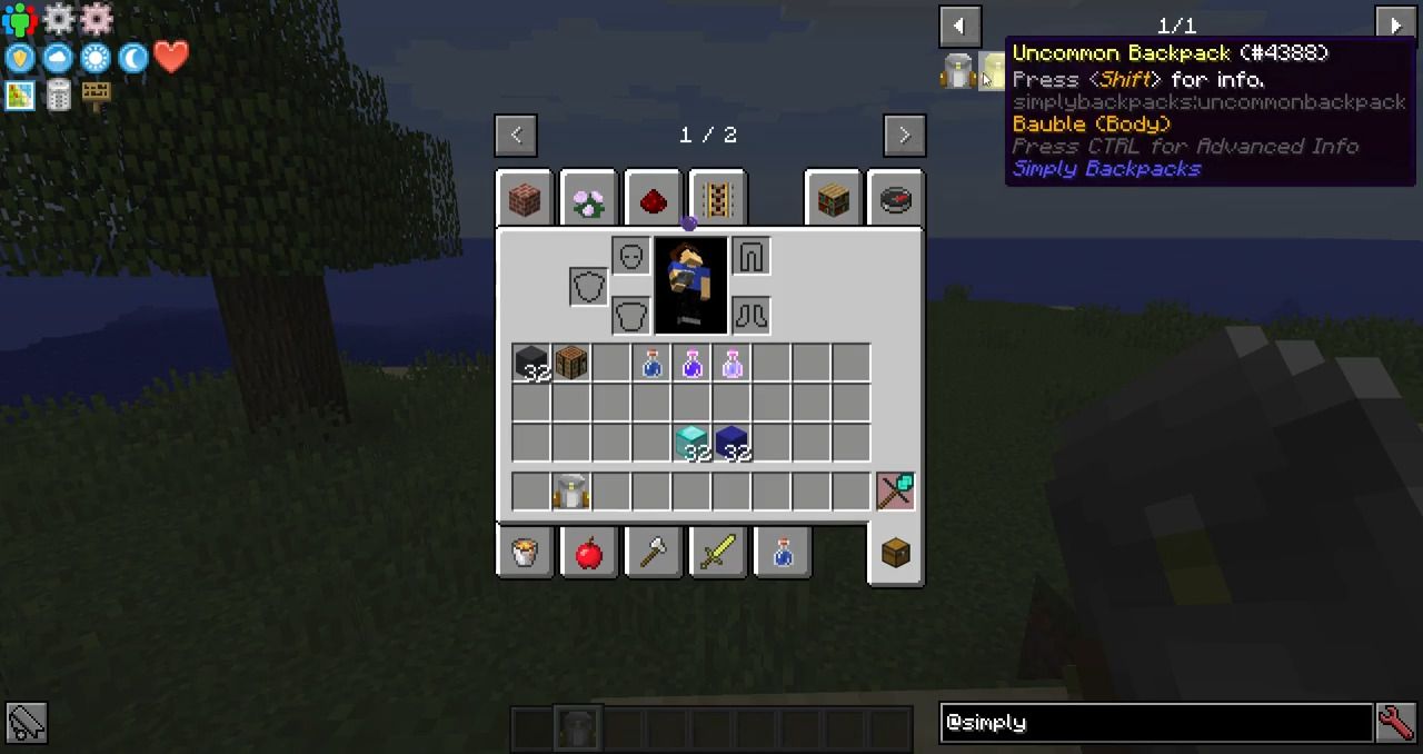 Simply Backpacks Mod (1.20.4, 1.19.4) - Store Your Things 4