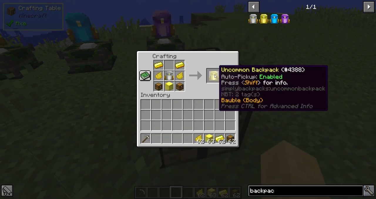 Simply Backpacks Mod (1.20.4, 1.19.4) - Store Your Things 13