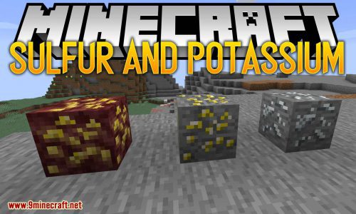 Sulfur and Potassium Mod (1.21.1, 1.19.2) – New Way to Craft More Gunpowder Thumbnail