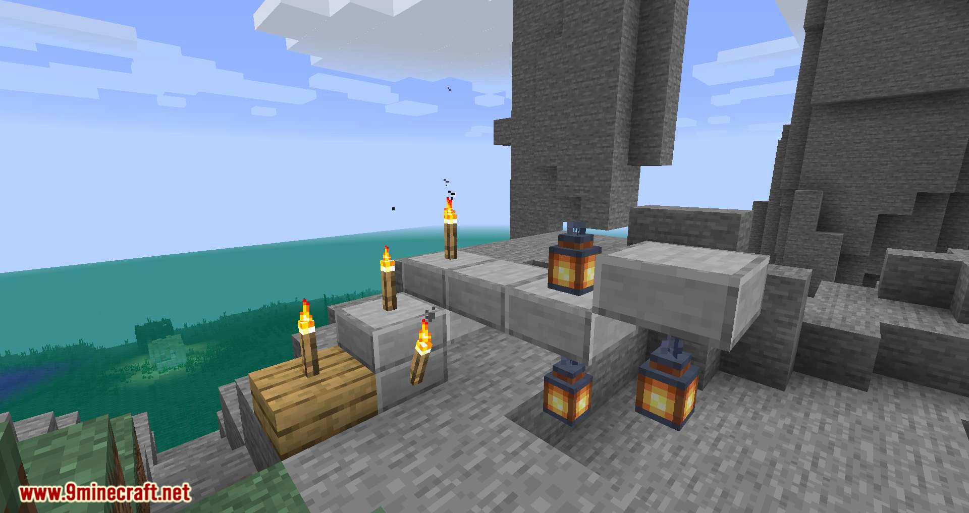 Torch Slabs Mod (1.19, 1.16.5) - Lanterns to be Placed on Half Slab Blocks 7