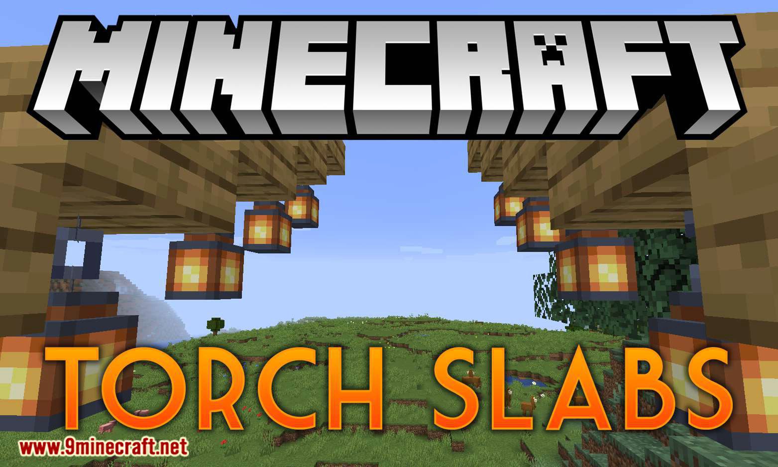 Torch Slabs Mod (1.19, 1.16.5) - Lanterns to be Placed on Half Slab Blocks 1